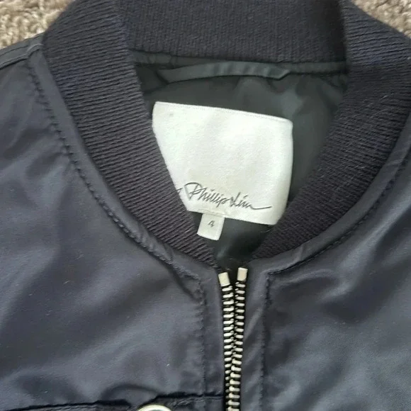 3.1 Phillip Lim
Cropped Flight Jacket, Army - Picture 2 of 6